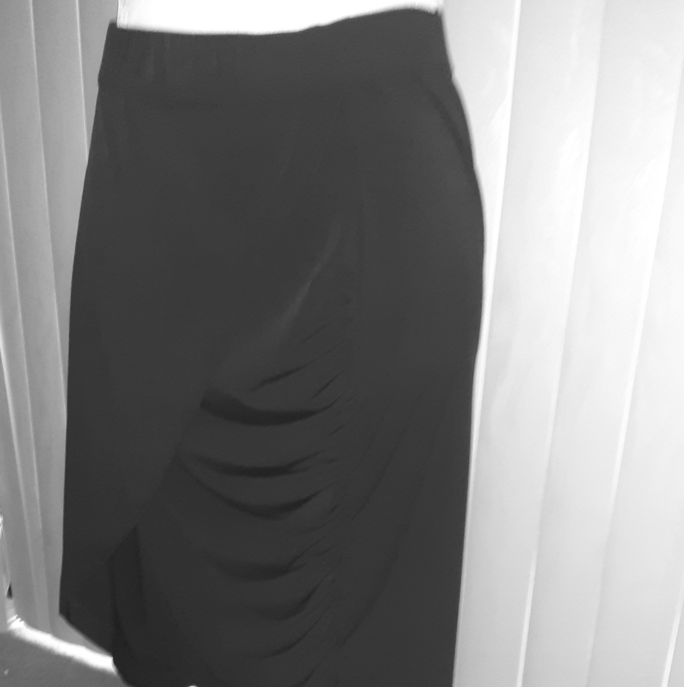 Cinched wrap skirt